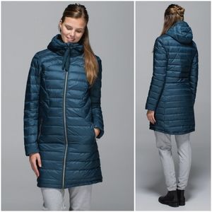 RARE Lululemon 1x A Lady Jacket Alberta Lake Teal Blue